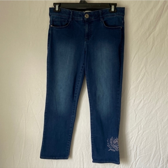 Dana Buchman Ankle Jeans Size 8 - Picture 1 of 8